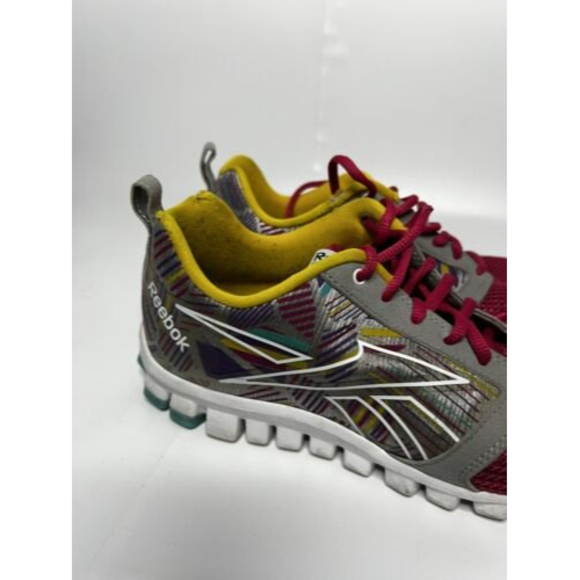 Reebok RealFlex Womens Size 7.5 Pink Multicolor. - Picture 5 of 12